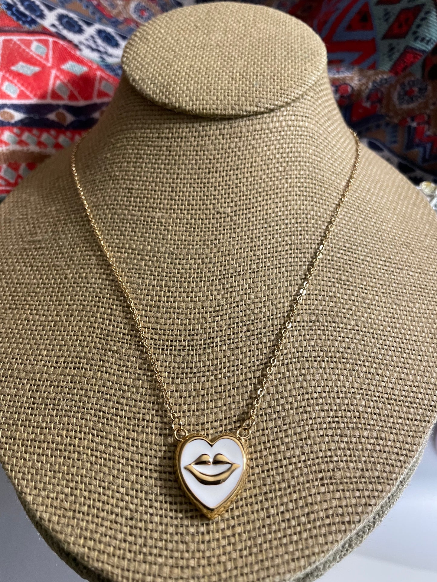 Golden Kiss Necklace