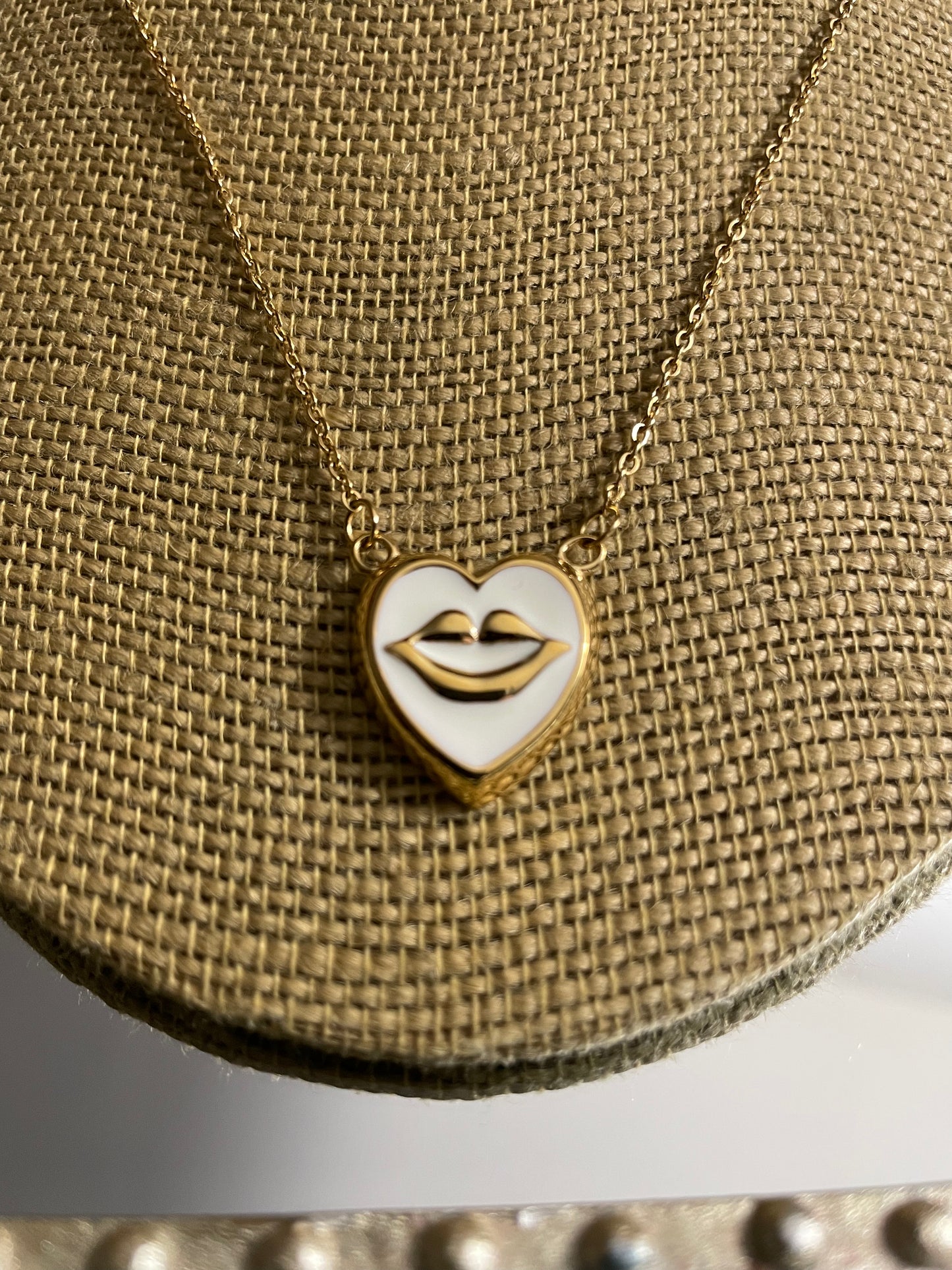 Golden Kiss Necklace